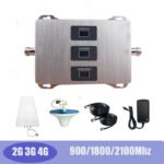 Home Coverage 4G Triband 900/1800/2100Mhz Mobile Phone Reception Extender