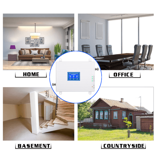 4G 900/1800/2100Mhz TriBand Cell Phone Booster For House