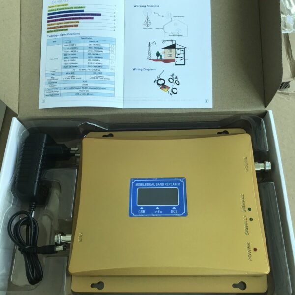 Factory Price 3g 4g Gsm Home 900 1800 Dual Band Cellular Signal Booster For Cell Phones