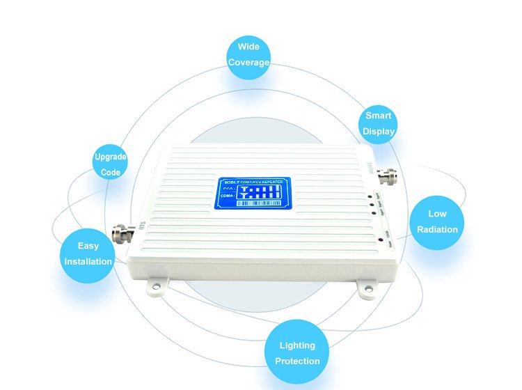 Home Use Dual Band 850/1900mhz GSM PCS 4g Mobile Phone Reception Booster