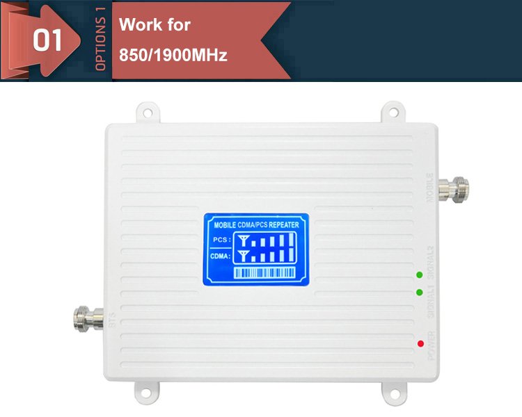 signal reception booster work for 850/1900mhz