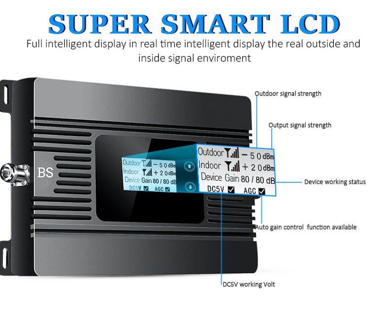  mobile signal amplifier project super smart lcd