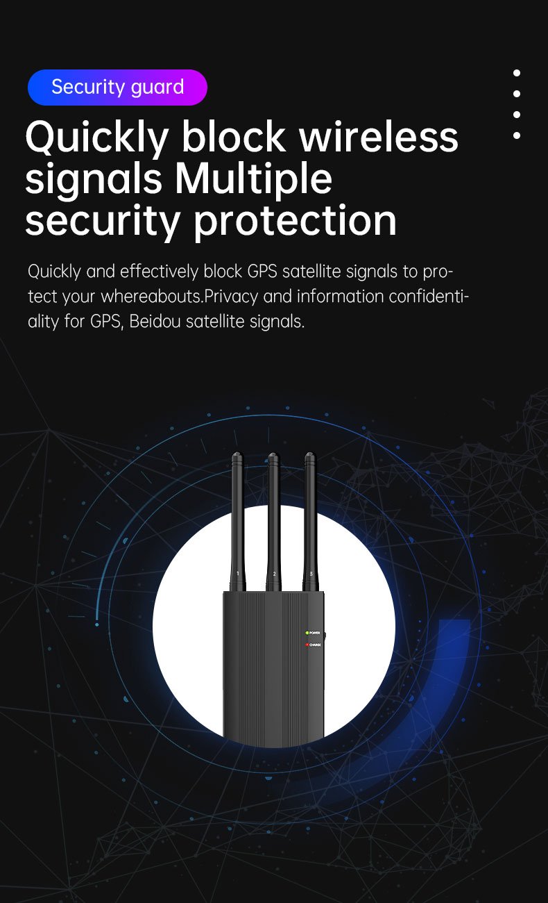 signal blocker Quickly block wireless signals Muliple security protection