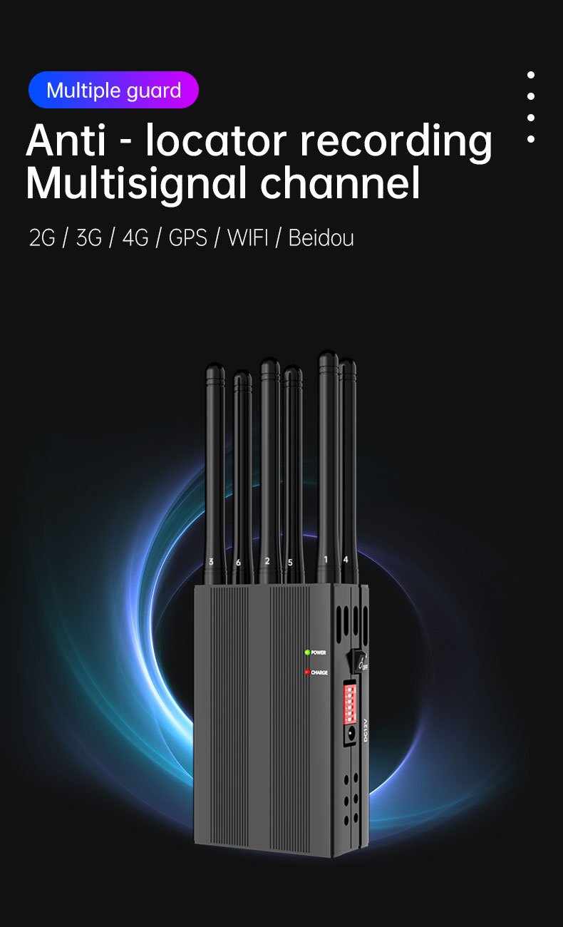 Signal Blocker for unparalleled protection Anti-locator recording Multissignal channel