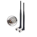 Indoor Antenna 5dbi Whip Antenna Omni Directional with N-Female Connector for Cell Phone Signal Amplifier